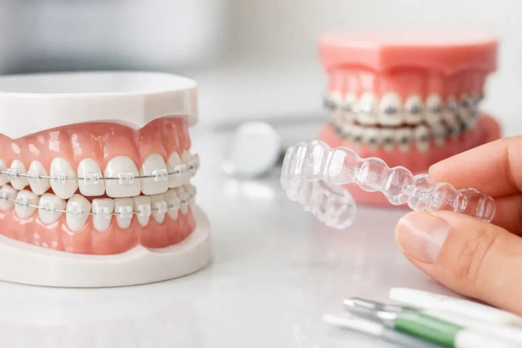 Alternativa a brackets metálicos: qué elegir