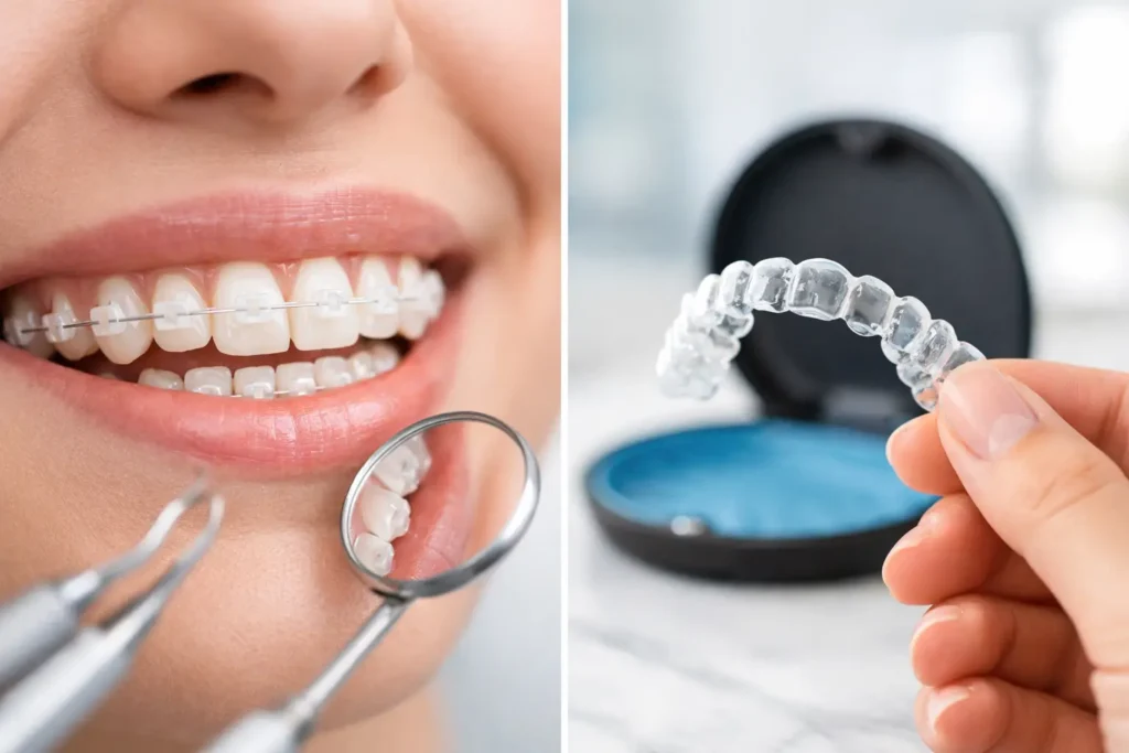 Brackets cerámicos o alineadores: qué elegir